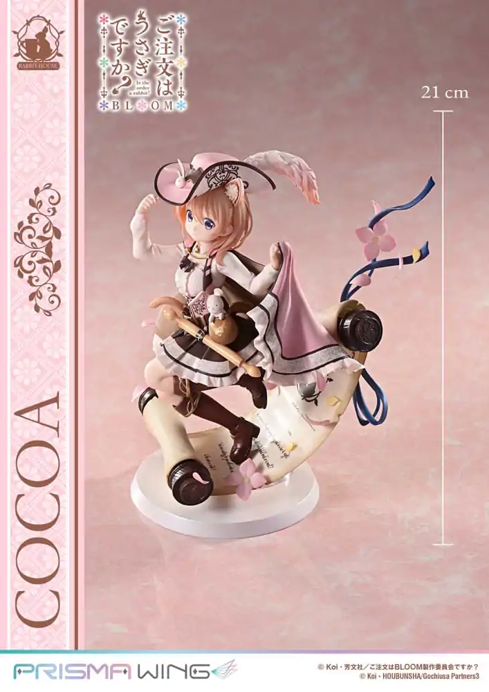 Is the Order a Rabbit? Bloom Prisma Wing PVC socha 1/7 Cocoa 21 cm produktová fotografia