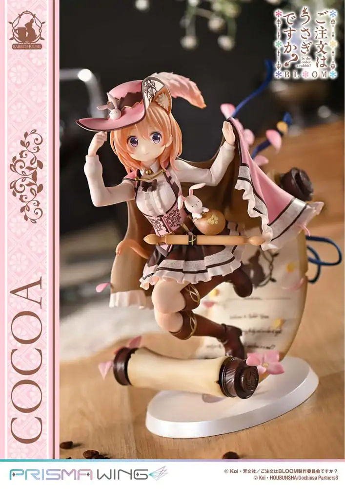 Is the Order a Rabbit? Bloom Prisma Wing PVC socha 1/7 Cocoa 21 cm produktová fotografia