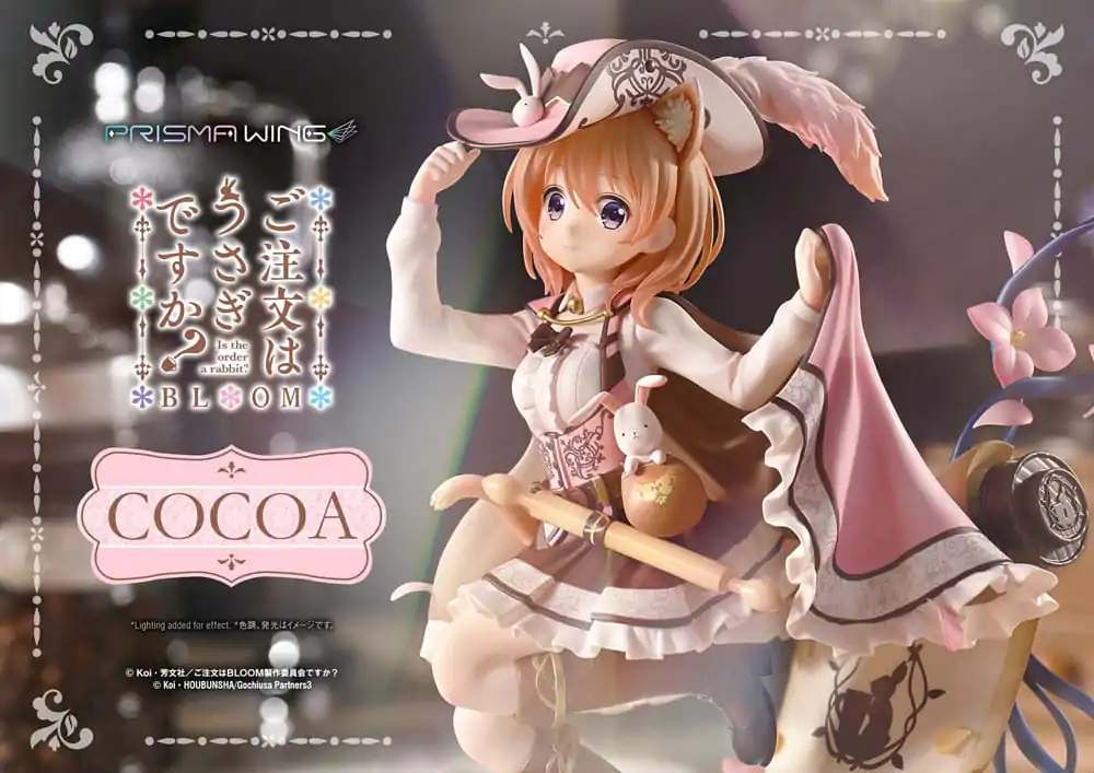 Is the Order a Rabbit? Bloom Prisma Wing PVC socha 1/7 Cocoa 21 cm produktová fotografia