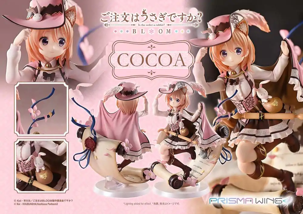 Is the Order a Rabbit? Bloom Prisma Wing PVC socha 1/7 Cocoa 21 cm produktová fotografia