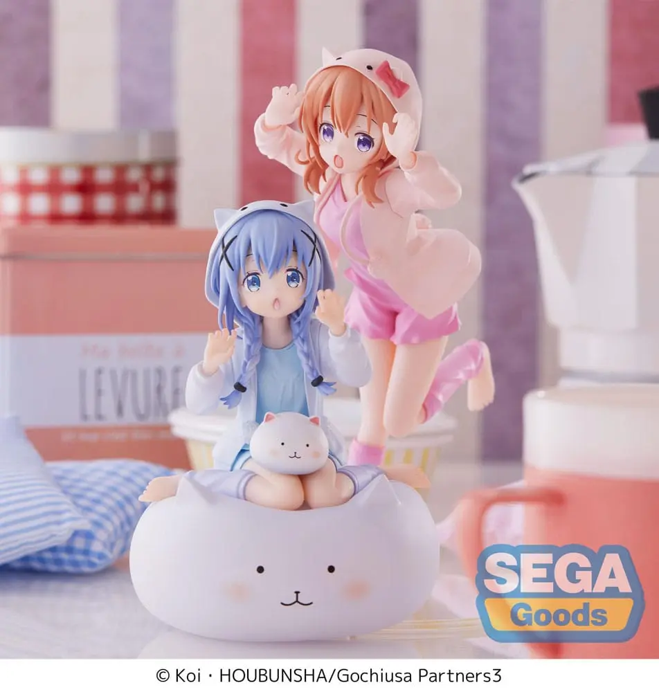 Is the Order a Rabbit Luminasta PVC Socha Rabbit House Tea Party: BLOOM Chino 14 cm produktová fotografia