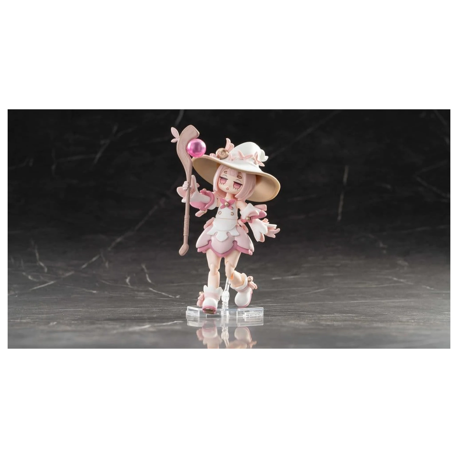 Isekai Travel Diary Plastová stavebnica modelu 02B Rookie Wizard Mars Stock Sakura Magic Ver. 13 cm produktová fotografia