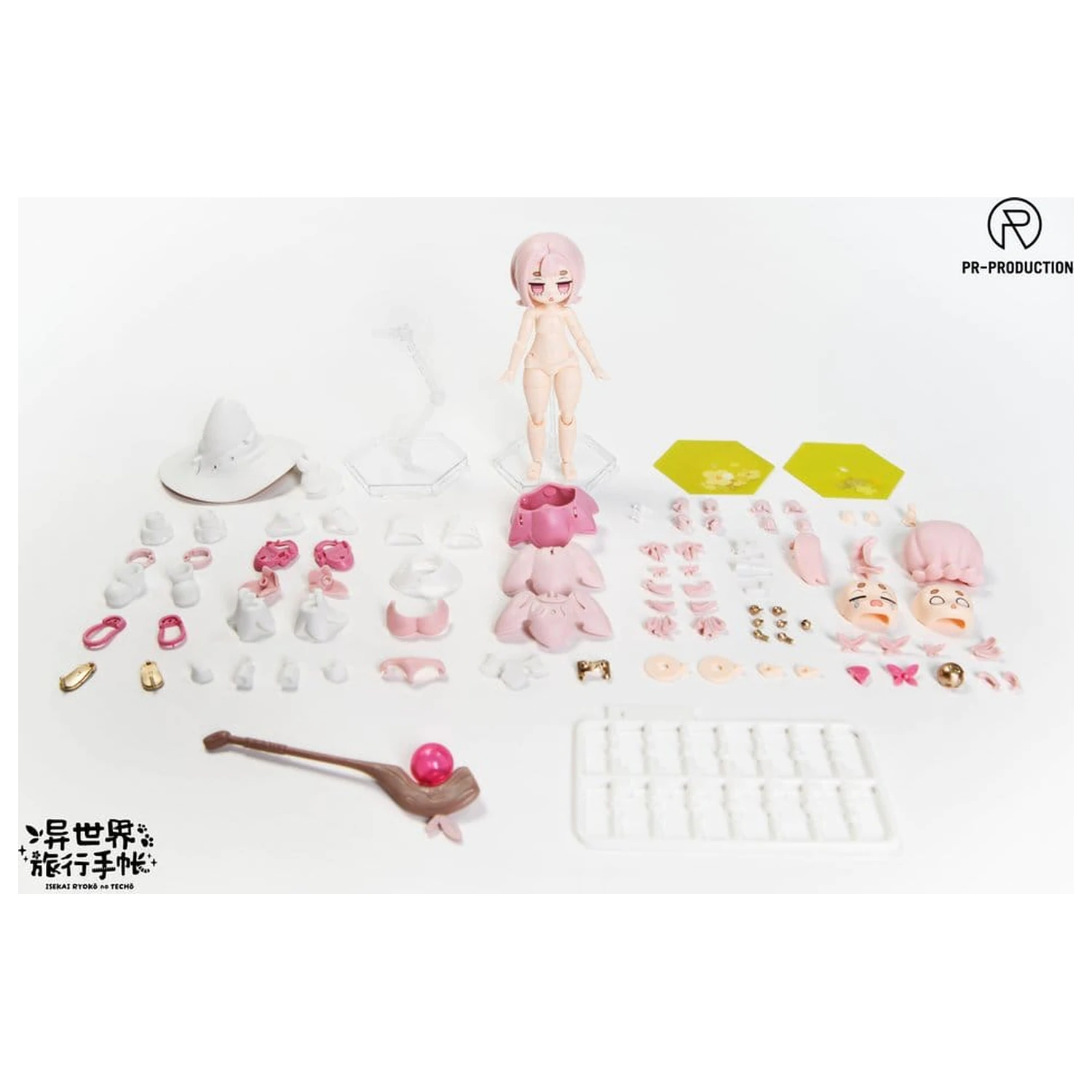 Isekai Travel Diary Plastová stavebnica modelu 02B Rookie Wizard Mars Stock Sakura Magic Ver. 13 cm produktová fotografia