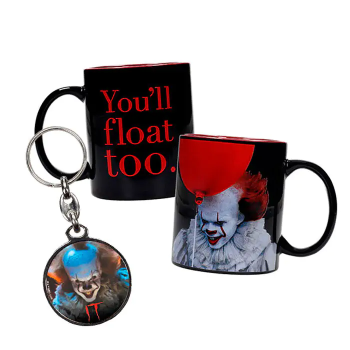 IT Pennywise Hrnček a kovová kľúčenka produktová fotografia