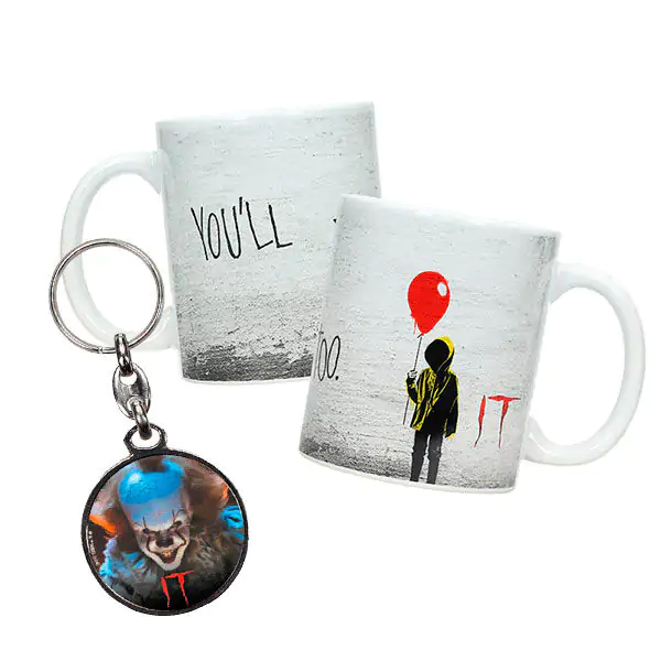 IT Pennywise Hrnček a Kovová kľúčenka produktová fotografia