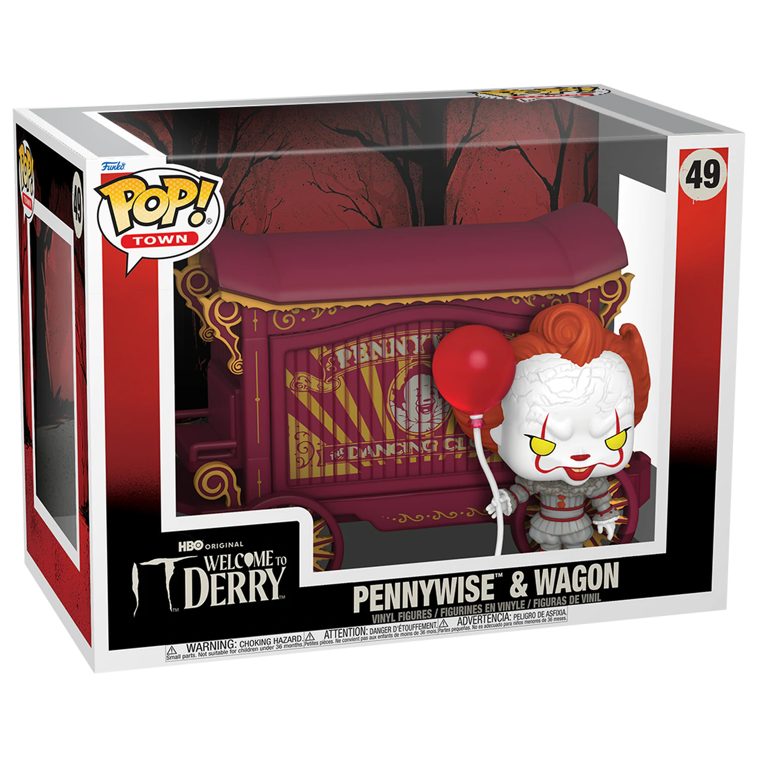 It-Welcome to Derry Funko POP! Town Vinylová figúrka Pennywise & Wagon 9 cm produktová fotografia