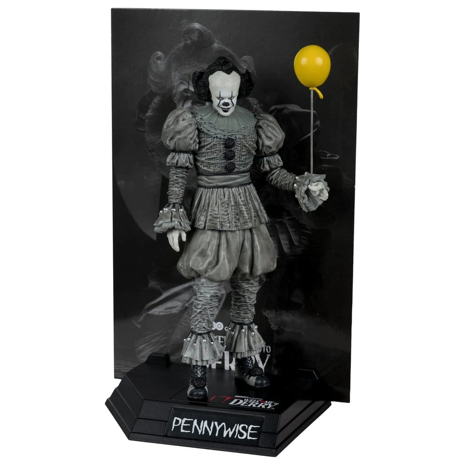 It Vitajte vo figúrke Derry Movie Maniacs Pennywise (čierno-biela) 16 cm produktová fotografia