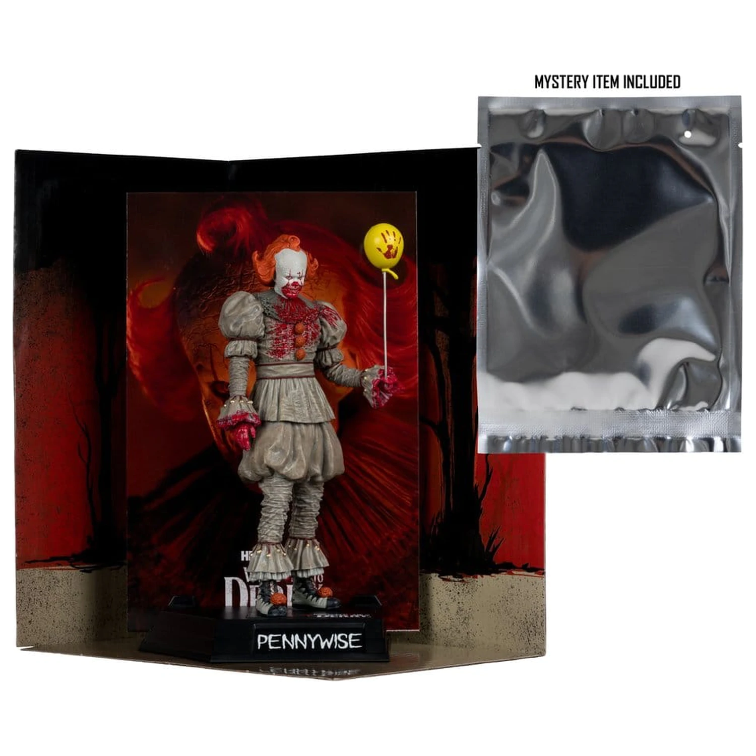 It Vitajte v Derry Movie Maniacs figúrka Pennywise (krvavý) 16 cm produktová fotografia