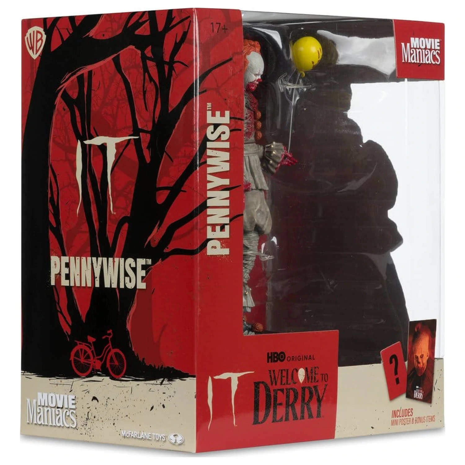 It Vitajte v Derry Movie Maniacs figúrka Pennywise (krvavý) 16 cm produktová fotografia
