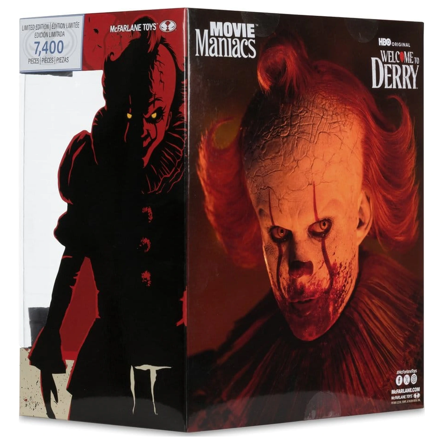It Vitajte v Derry Movie Maniacs figúrka Pennywise (krvavý) 16 cm produktová fotografia