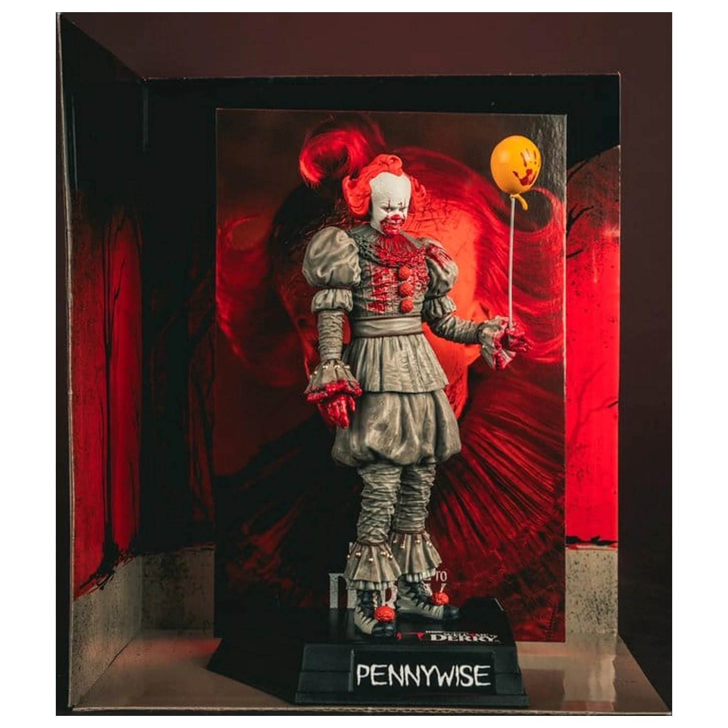 It Vitajte v Derry Movie Maniacs figúrka Pennywise (krvavý) 16 cm produktová fotografia