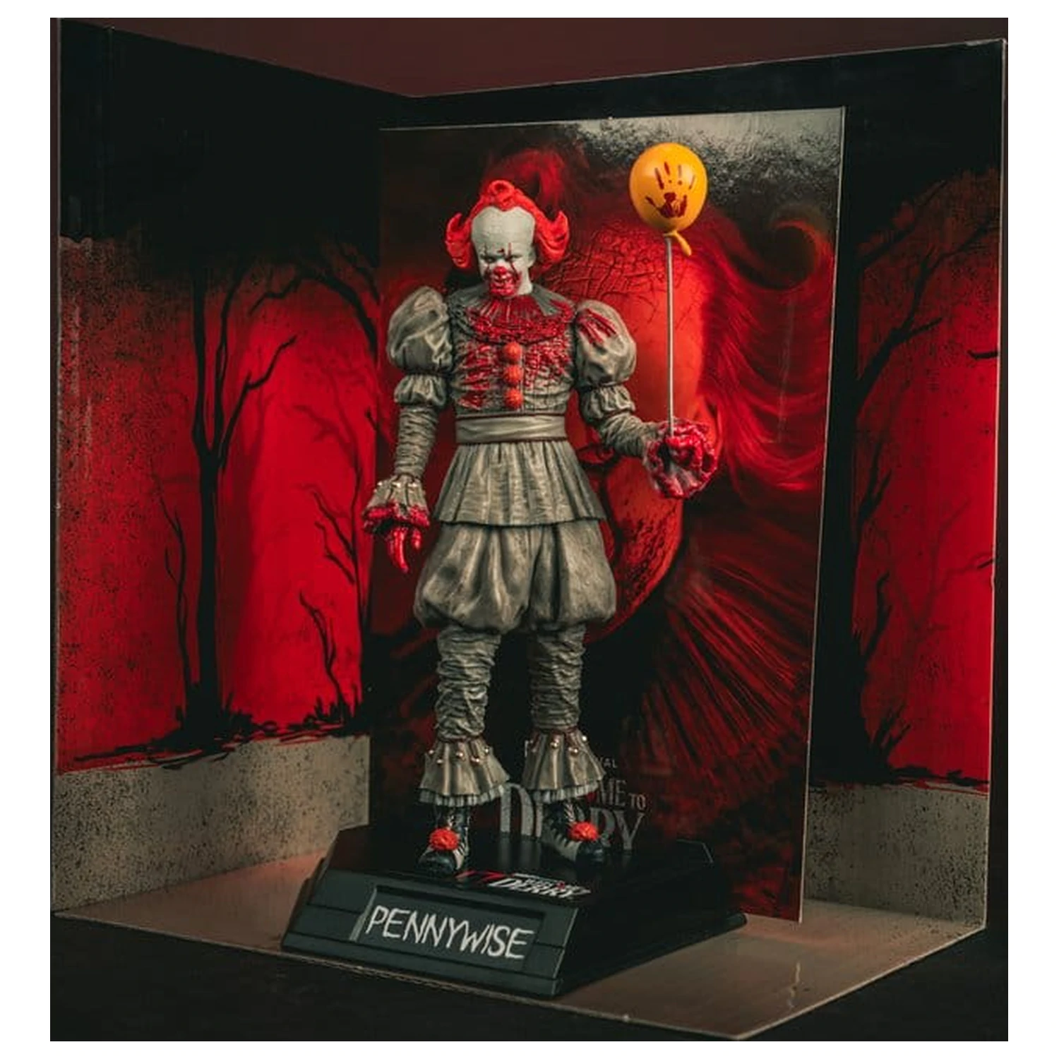 It Vitajte v Derry Movie Maniacs figúrka Pennywise (krvavý) 16 cm produktová fotografia