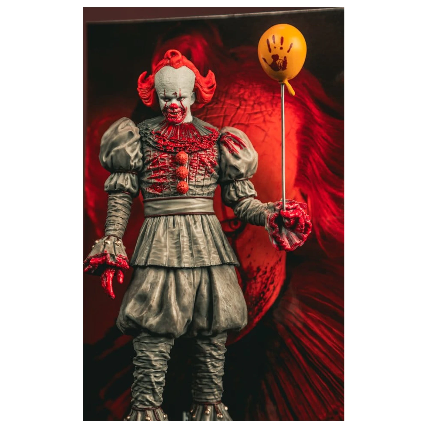 It Vitajte v Derry Movie Maniacs figúrka Pennywise (krvavý) 16 cm produktová fotografia