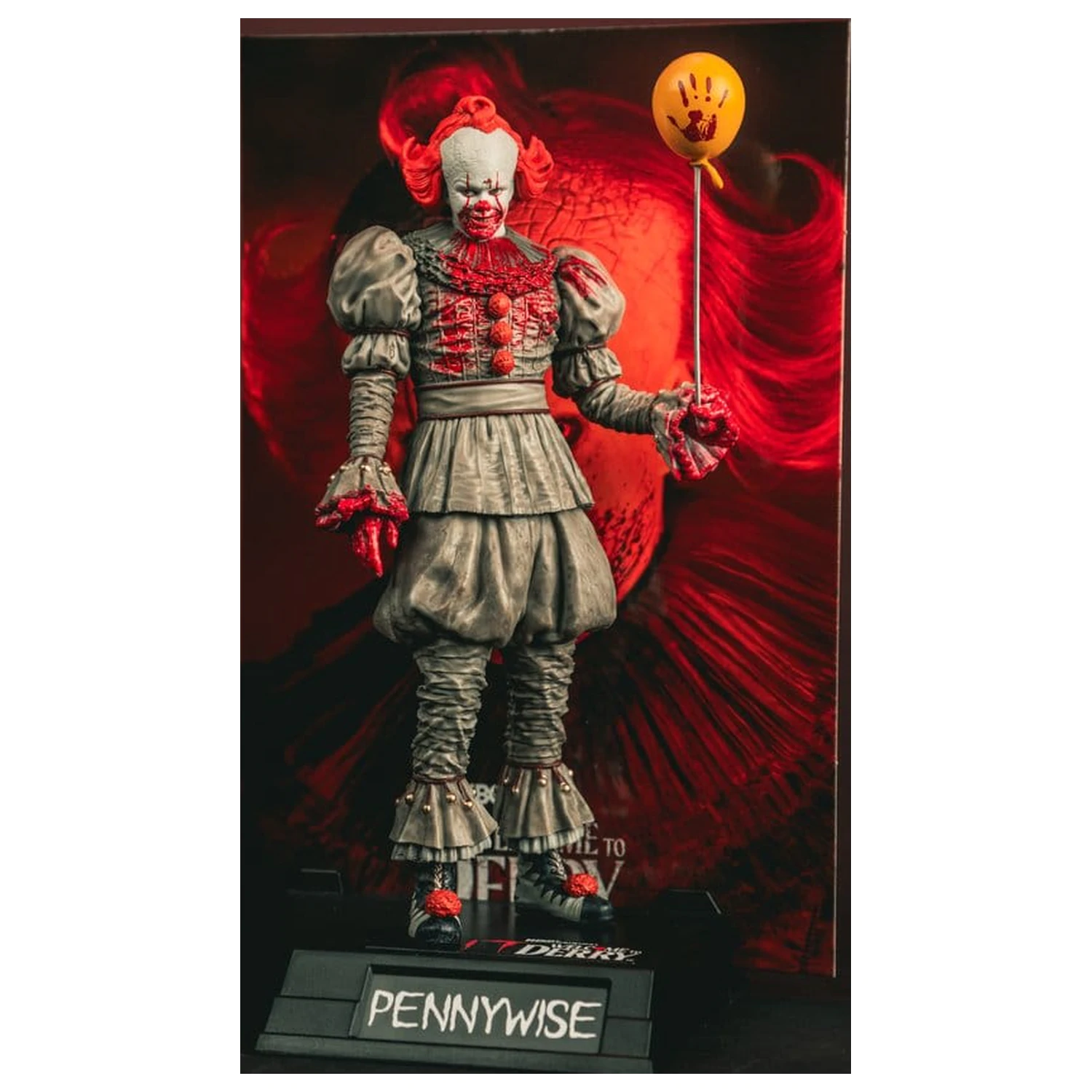 It Vitajte v Derry Movie Maniacs figúrka Pennywise (krvavý) 16 cm produktová fotografia