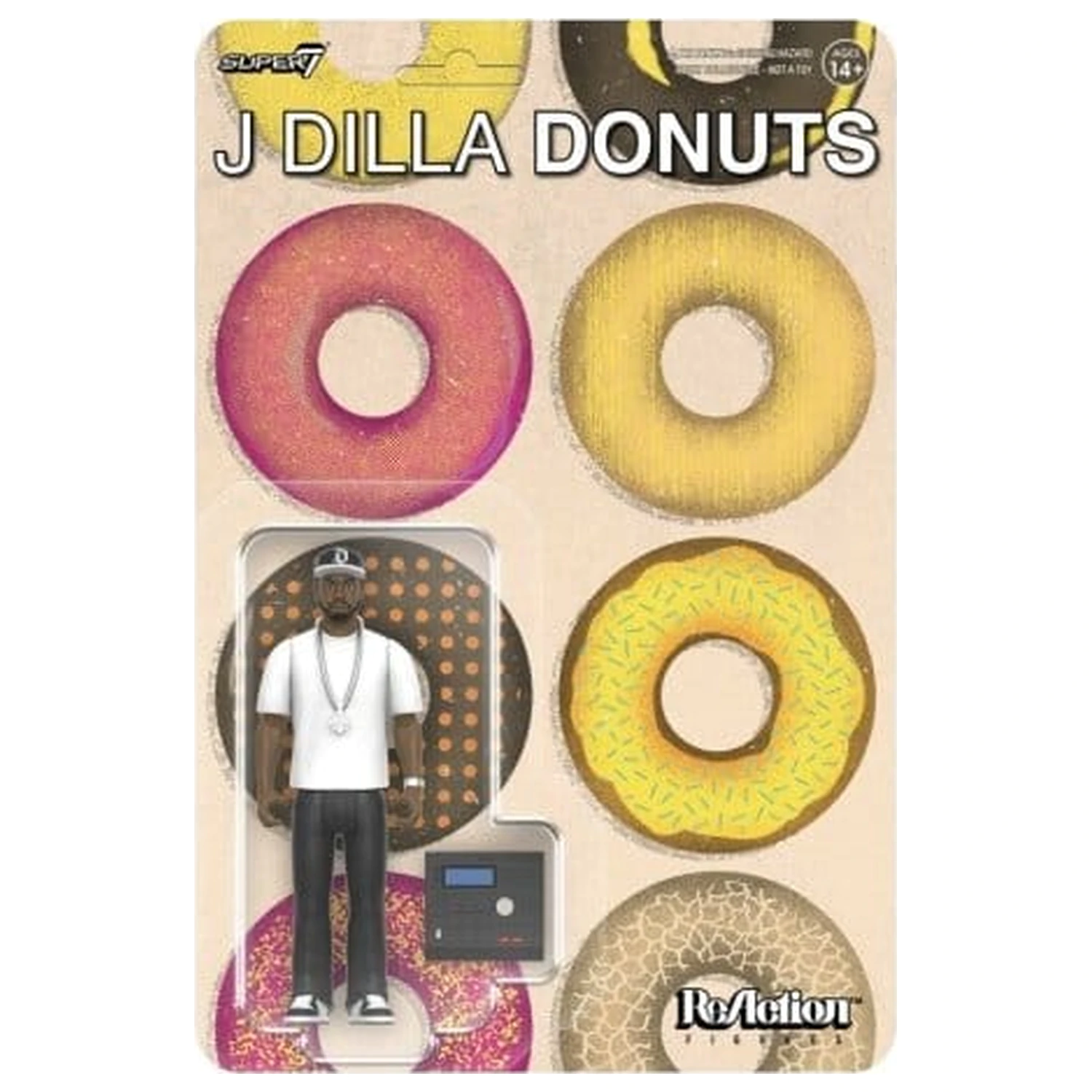 J Dilla ReAction akčná figúrka Wave 02 J Dilla Donuts produktová fotografia