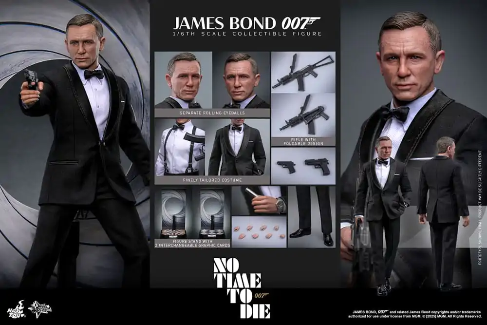 No Time to Die Movie Masterpiece akčná figúrka 1/6 James Bond 30 cm produktová fotografia