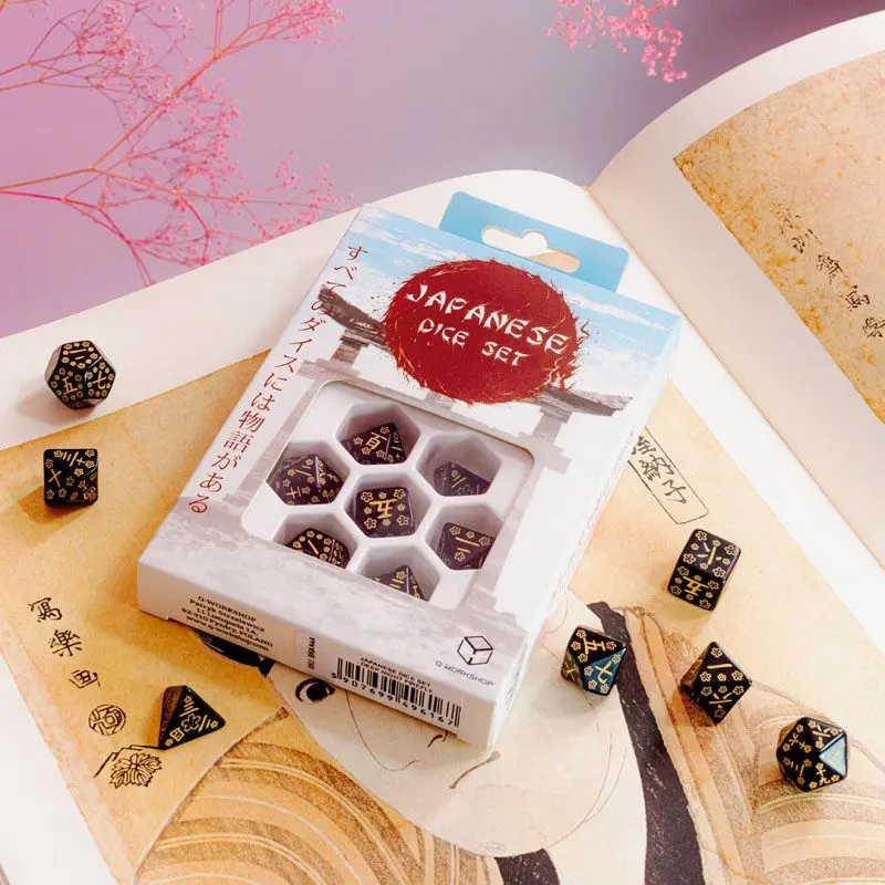 Japanese Dice Set Deep Night Firefly (7 ks) termékfotó