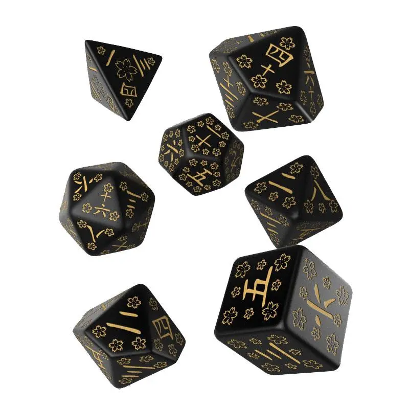 Japanese Dice Set Deep Night Firefly (7 ks) termékfotó