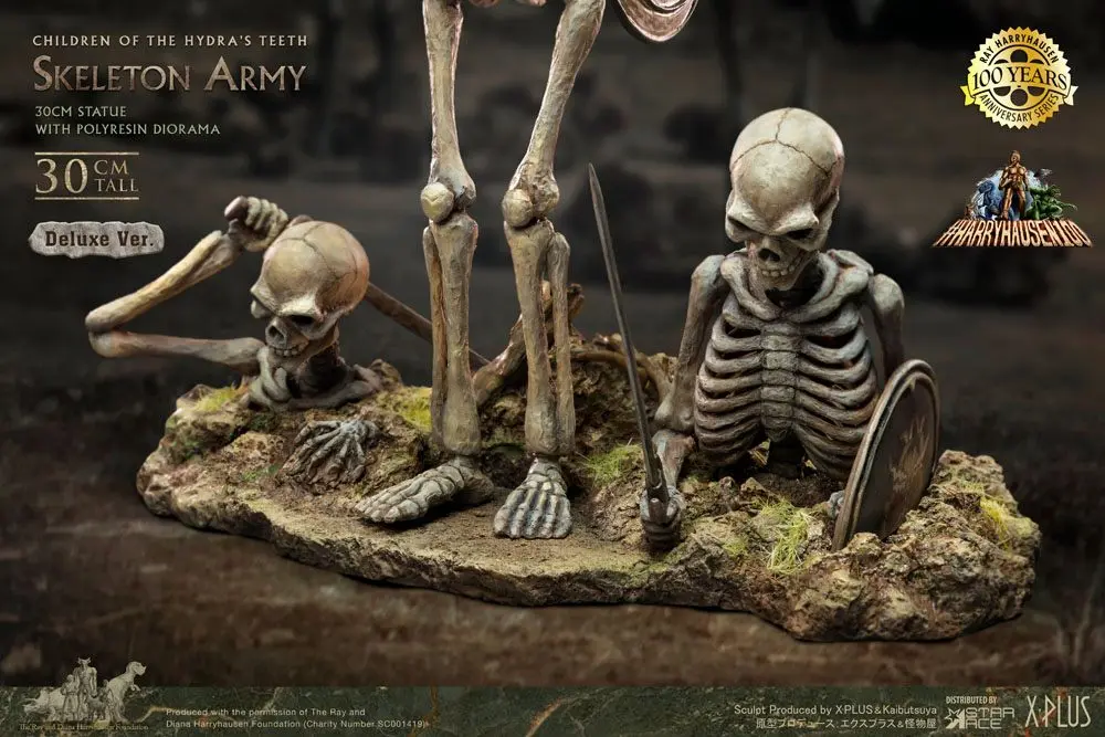 Jason and the Argonauts Gigantická socha z mäkkého vinylu Ray Harryhausen's Skeleton Army (Children of the Hydra's Teeth) Deluxe Ver. 32 cm produktová fotografia