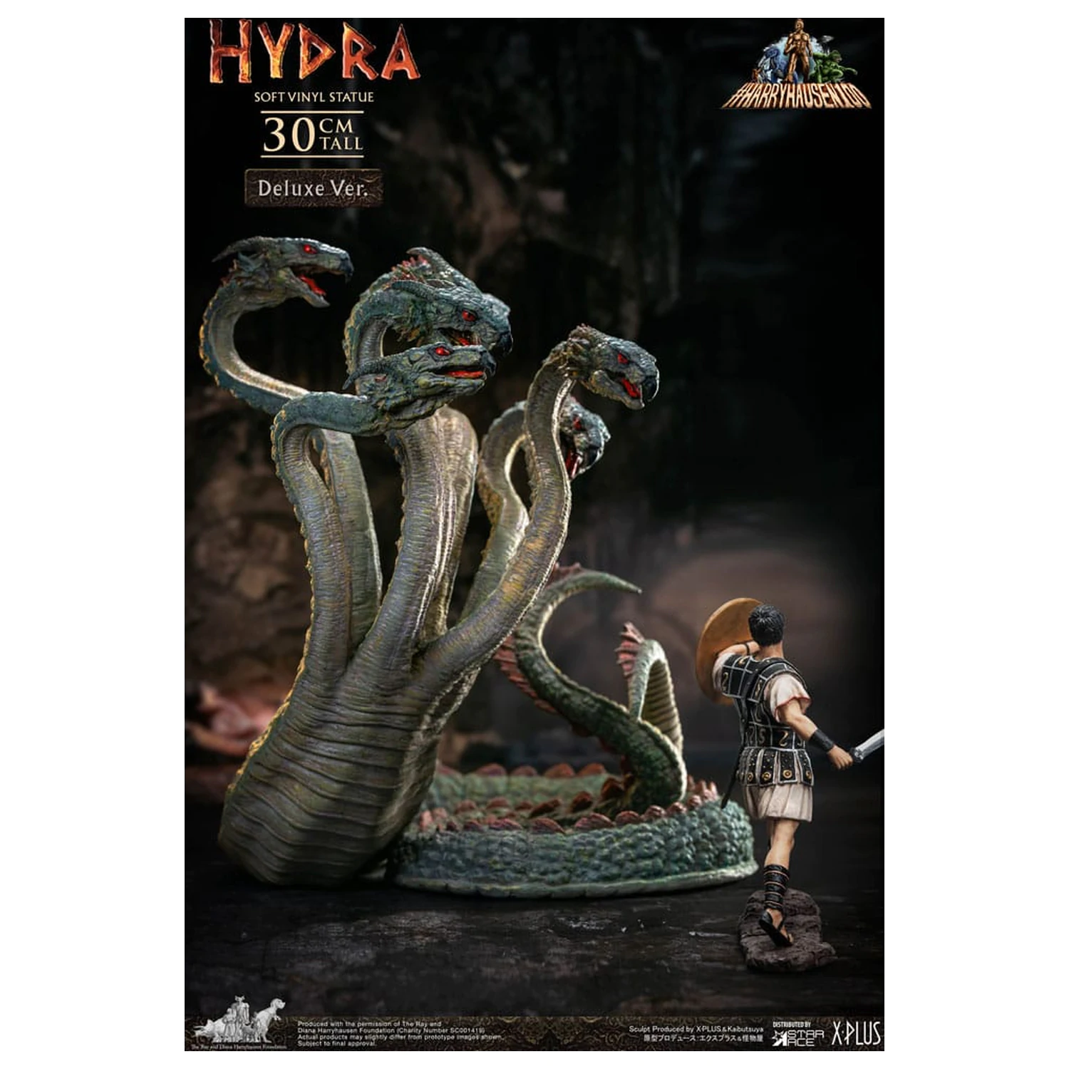 Jason and the Argonauts mäkká vinylová Socha Hydra Deluxe Verzia 30 cm produktová fotografia