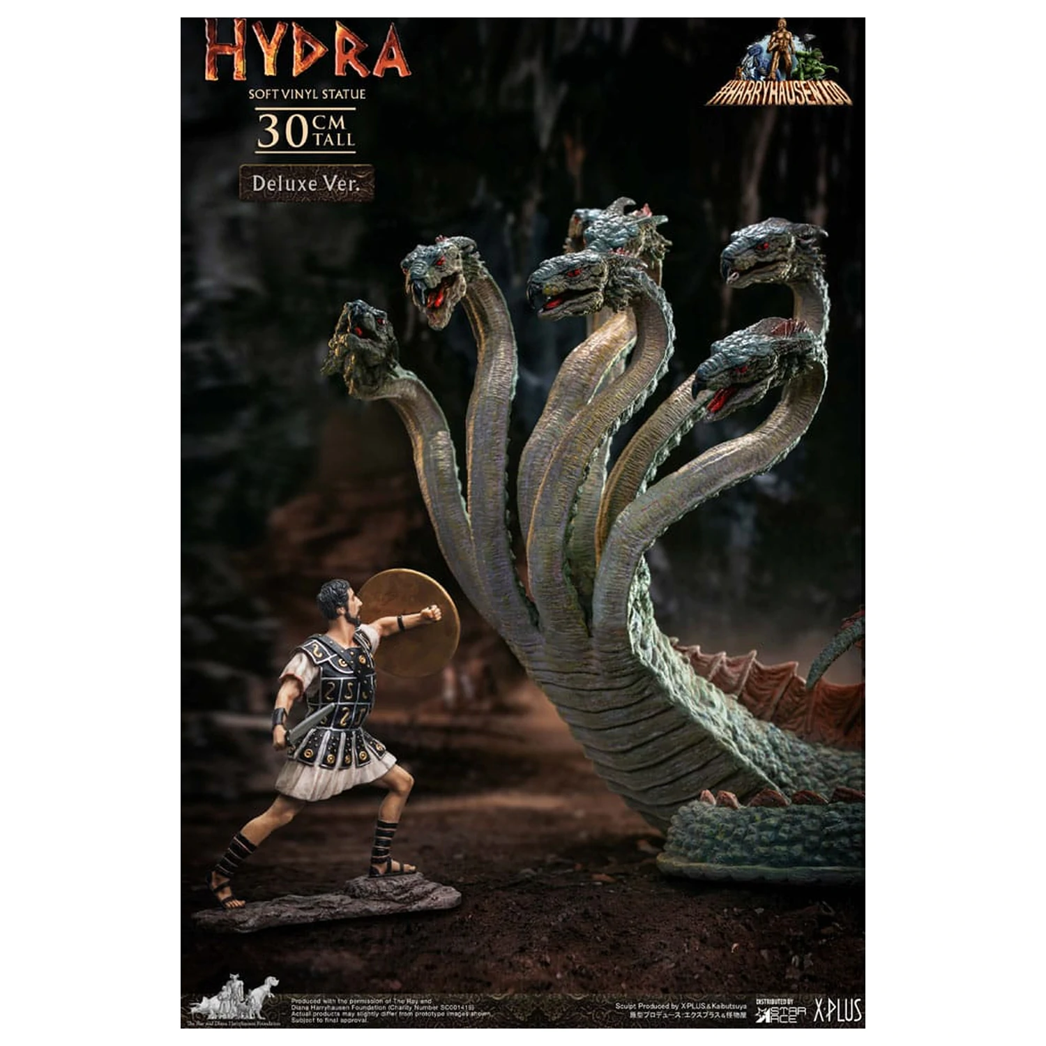 Jason and the Argonauts mäkká vinylová Socha Hydra Deluxe Verzia 30 cm produktová fotografia