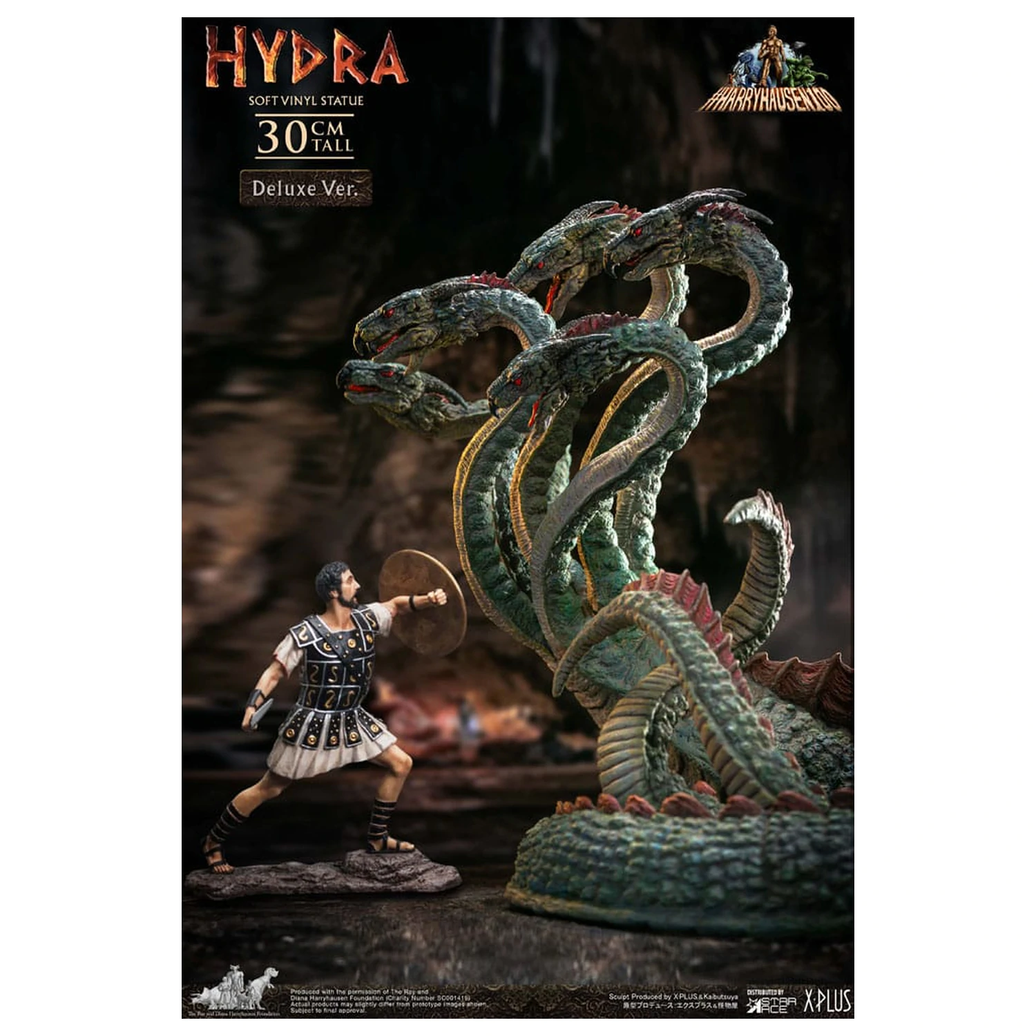 Jason and the Argonauts mäkká vinylová Socha Hydra Deluxe Verzia 30 cm produktová fotografia