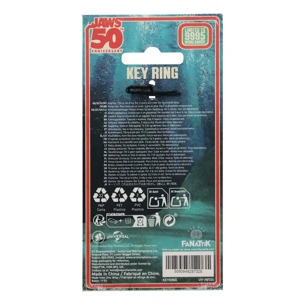 Jaws Keychain 50th Anniversary Regatta Boat Tour Limited Edition Prívesok na kľúče produktová fotografia
