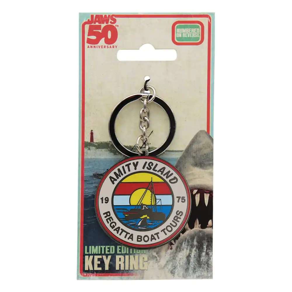 Jaws Keychain 50th Anniversary Regatta Boat Tour Limited Edition Prívesok na kľúče produktová fotografia