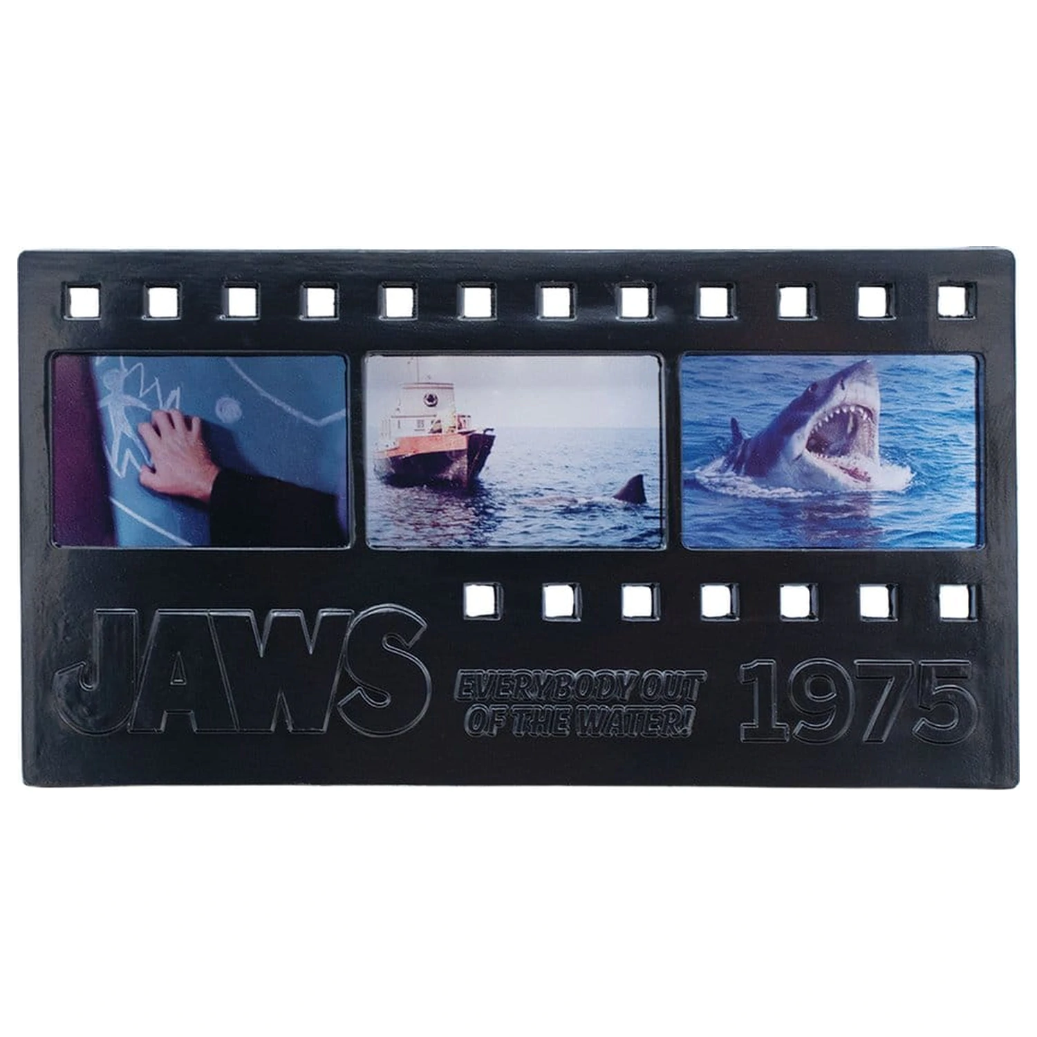 Jaws Ingot kovový filmový pásik zberateľská limitovaná edícia produktová fotografia