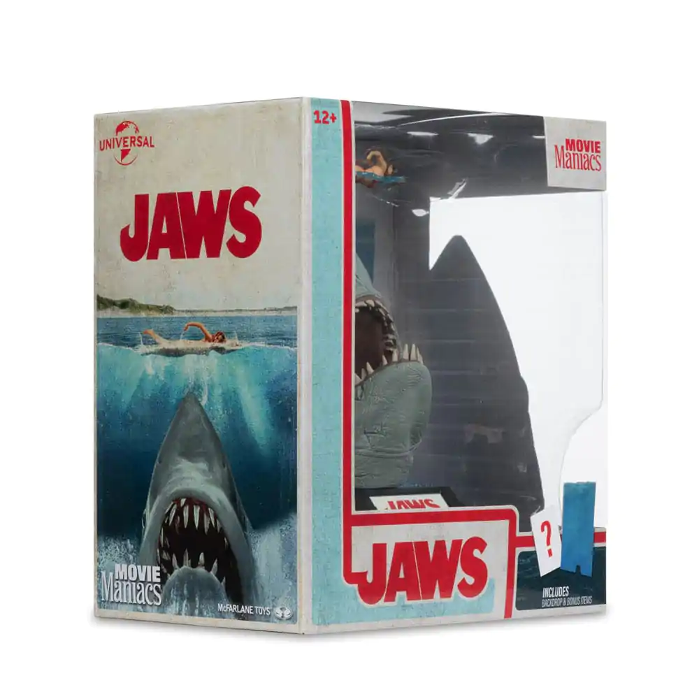 Jaws Movie Maniacs PVC soška Jaws (50th Anniversary) 16 cm produktová fotografia