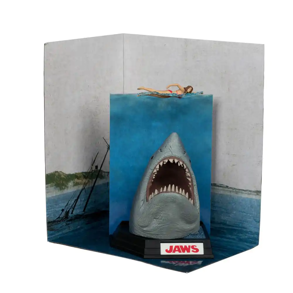 Jaws Movie Maniacs PVC soška Jaws (50th Anniversary) 16 cm produktová fotografia