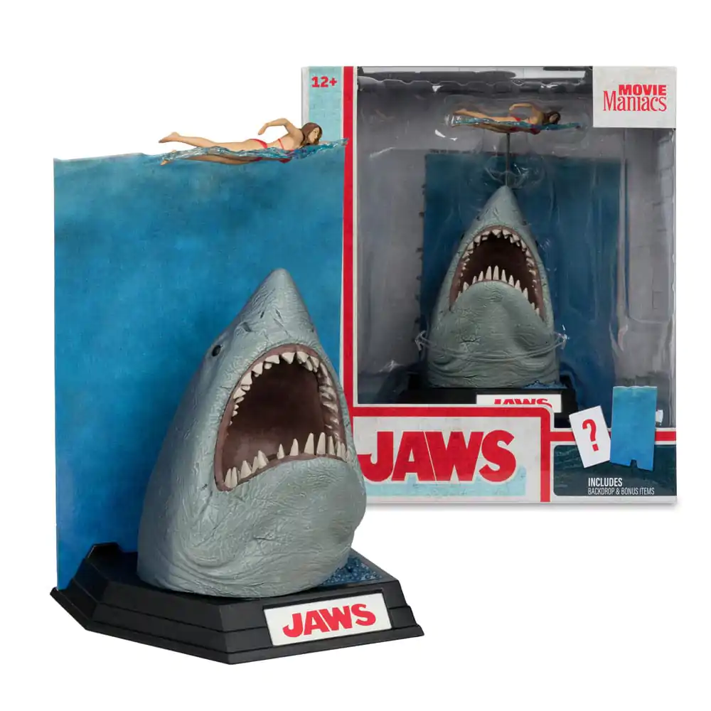 Jaws Movie Maniacs PVC soška Jaws (50th Anniversary) 16 cm produktová fotografia