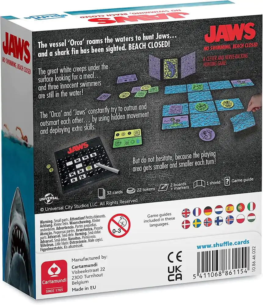 Jaws Shuffle Card Game Retro (8 cm) termékfotó