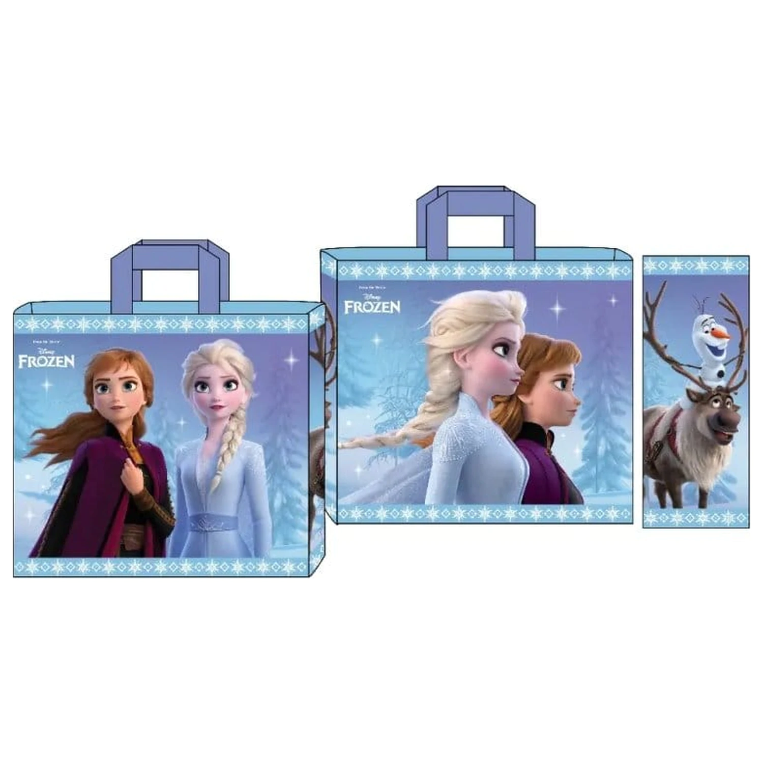 Zmrazená nákupná taška Anna & Elsa produktová fotografia