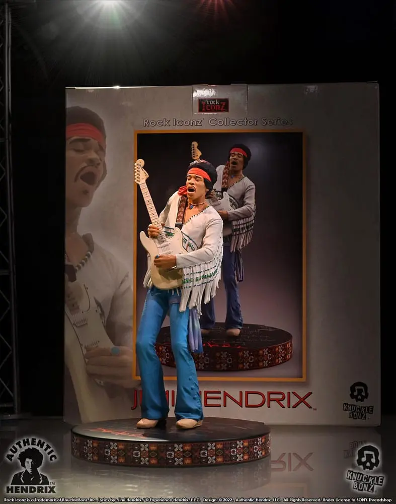 Jimi Hendrix Rock Iconz Socha Jimi Hendrix III 22 cm produktová fotografia