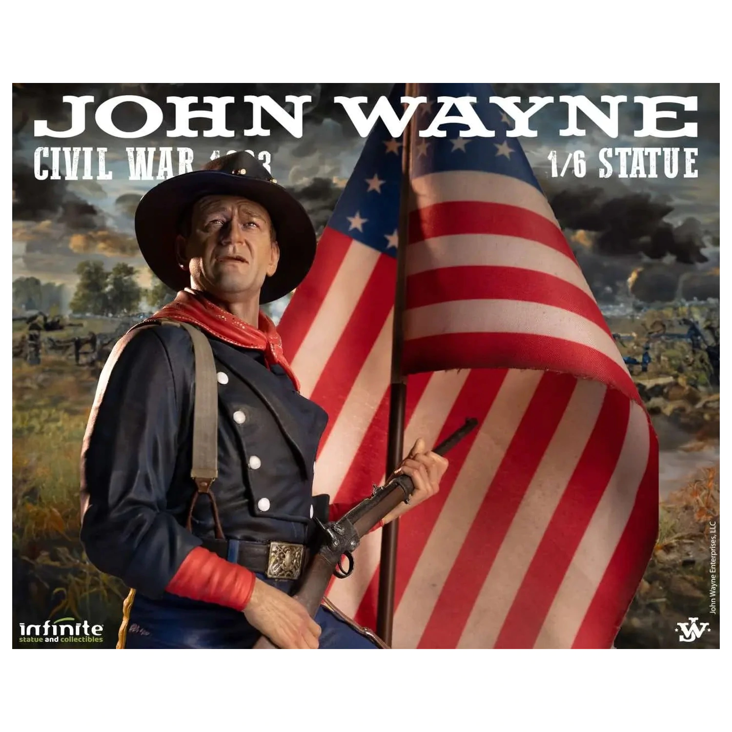 John Wayne Civil War 1863 Socha 1/6 48 cm produktová fotografia