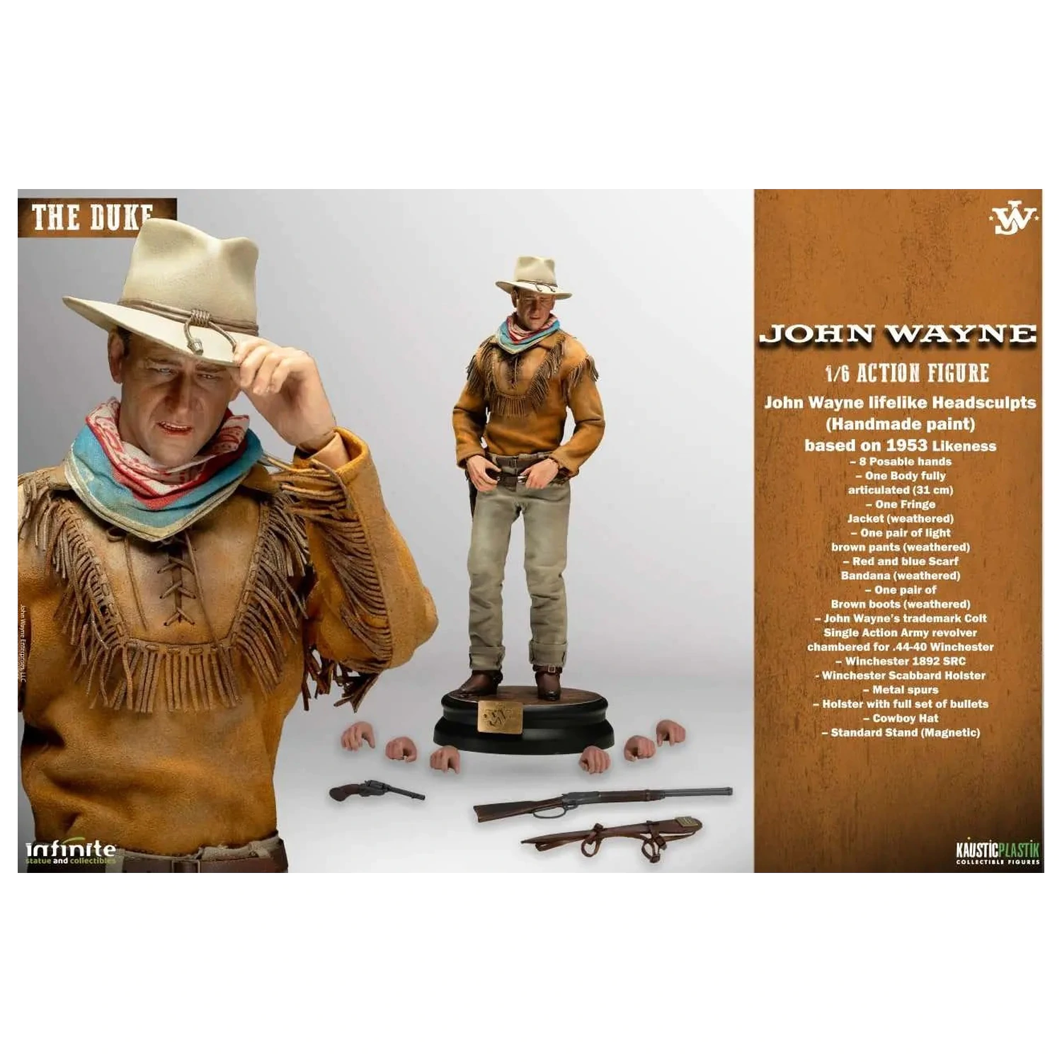 JOHN WAYNE The Duke figúrka 1/6 štandardná verzia 31cm produktová fotografia