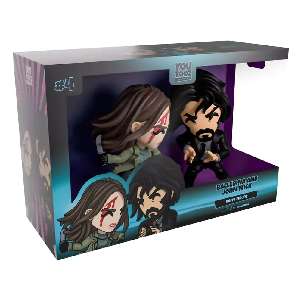 John Wick: Ballerina vinylové figúrky dvojbalenie Ballerina & John Wick 11 cm produktová fotografia