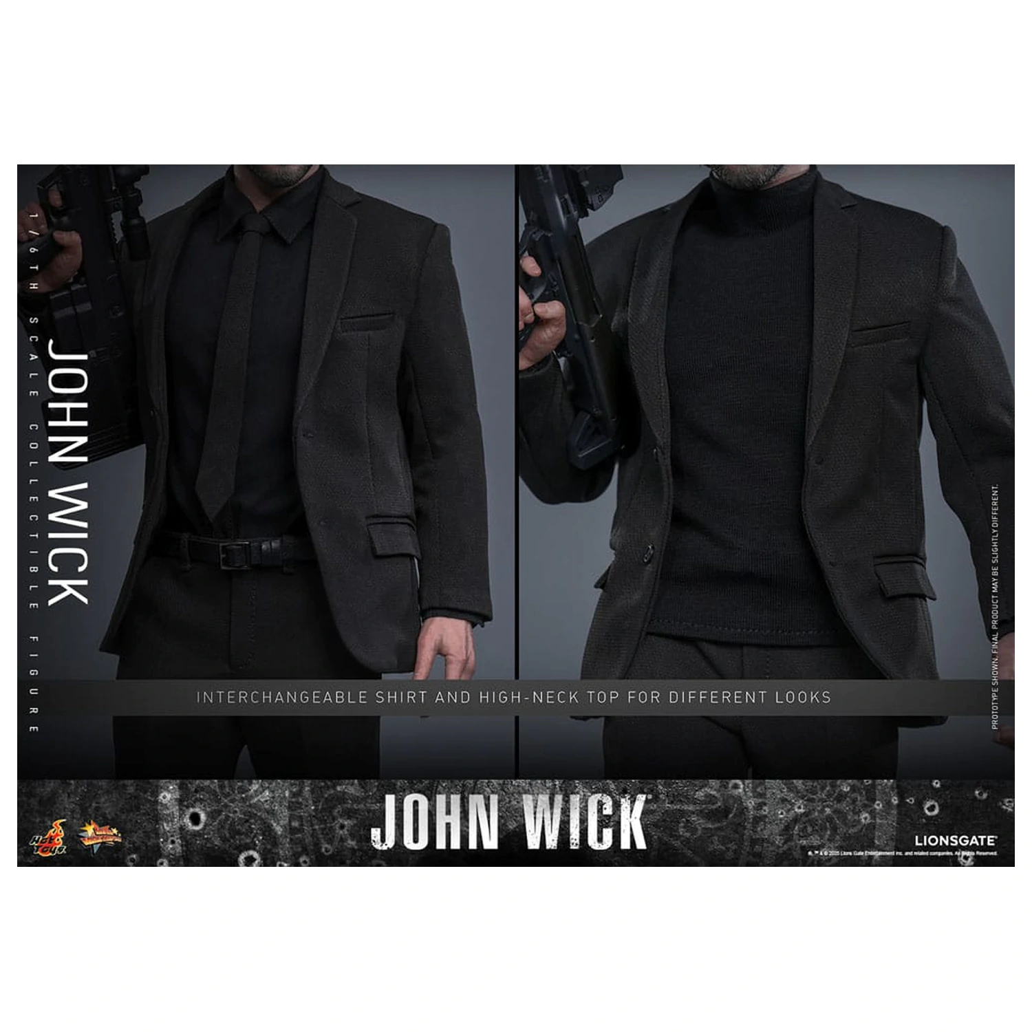 John Wick Movie Masterpiece Akčná figúrka 1/6 John Wick 31 cm produktová fotografia