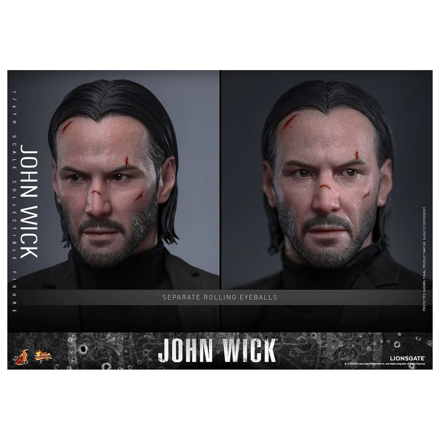 John Wick Movie Masterpiece Akčná figúrka 1/6 John Wick 31 cm produktová fotografia