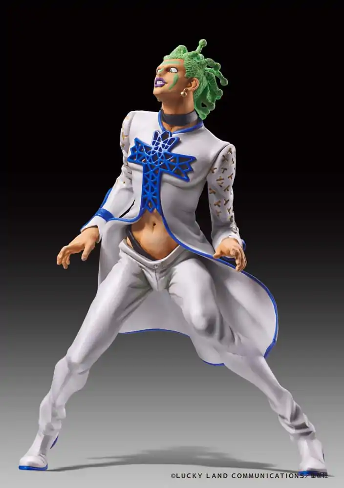 JoJo&#039;s Bizarre Adventure Part 5 Golden Wind Statue Legend PVC Statue Cioccolata 17 cm termékfotó