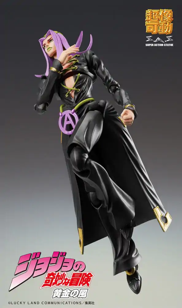 JoJo's Bizarre Adventure Part 5 Super Action Akčná figúrka Chozokado Leone Abbacchio Black Ver. 16 cm produktová fotografia