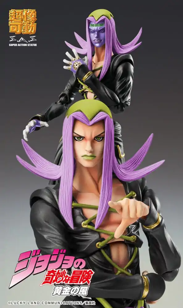 JoJo's Bizarre Adventure Part 5 Super Action Akčná figúrka Chozokado Leone Abbacchio Black Ver. 16 cm produktová fotografia