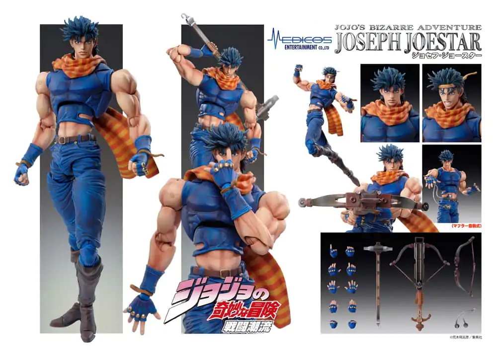 JoJo's Bizarre Adventure Battle Tendency Akčná figúrka Chozokado (Joseph Joestar) 16 cm (re-run) termékfotó