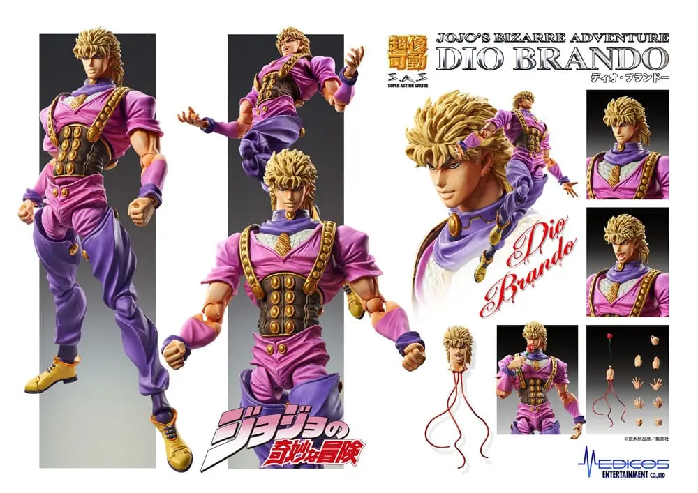 JoJo's Bizarre Adventure PVC soška Chozokado Dio Brando (3. vydanie) 17 cm termékfotó