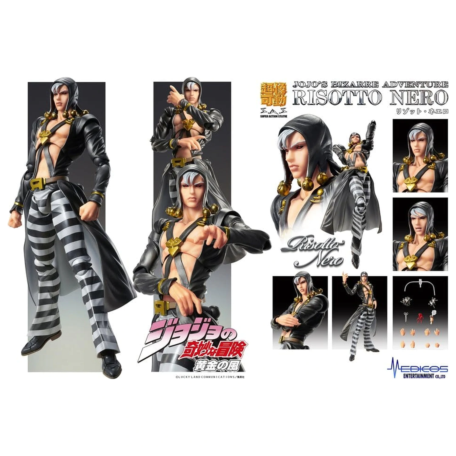 JoJo's Bizarre Adventure: Golden Wind akčná figúrka Risotto Nero 16 cm produktová fotografia