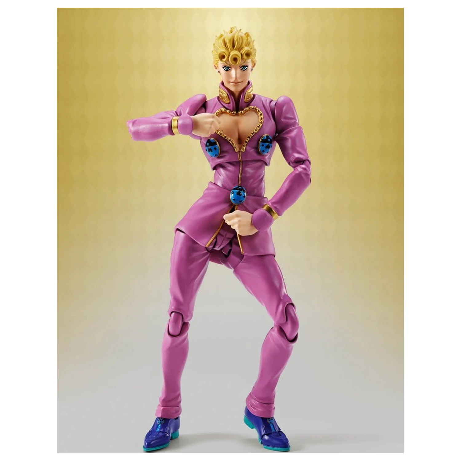 JoJo's Bizarre Adventure: Golden Wind S.H.Figuarts akčná figúrka Giorno Giovanna 16 cm produktová fotografia