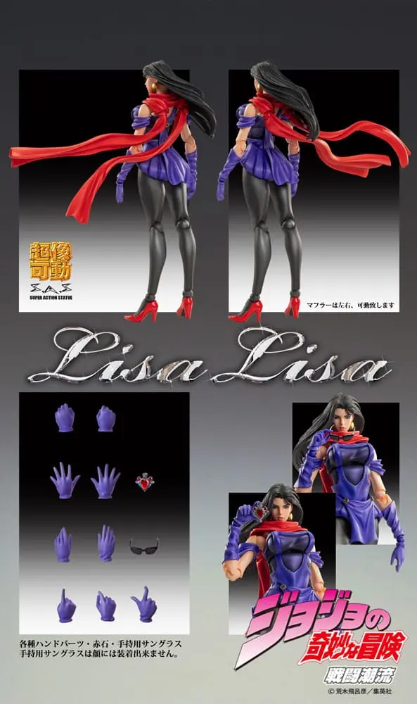 JoJo's Bizarre Adventure Part 2: Battle Tendency Akčná figúrka Chozokado (Lisa Lisa) 15 cm termékfotó