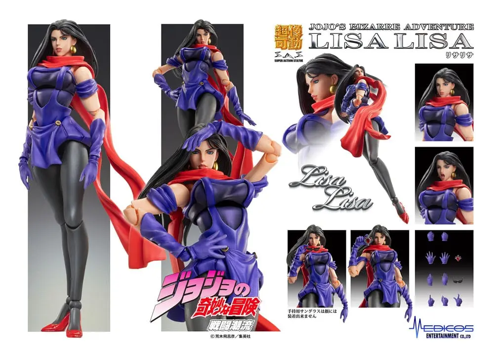 JoJo's Bizarre Adventure Part 2: Battle Tendency Akčná figúrka Chozokado (Lisa Lisa) 15 cm termékfotó