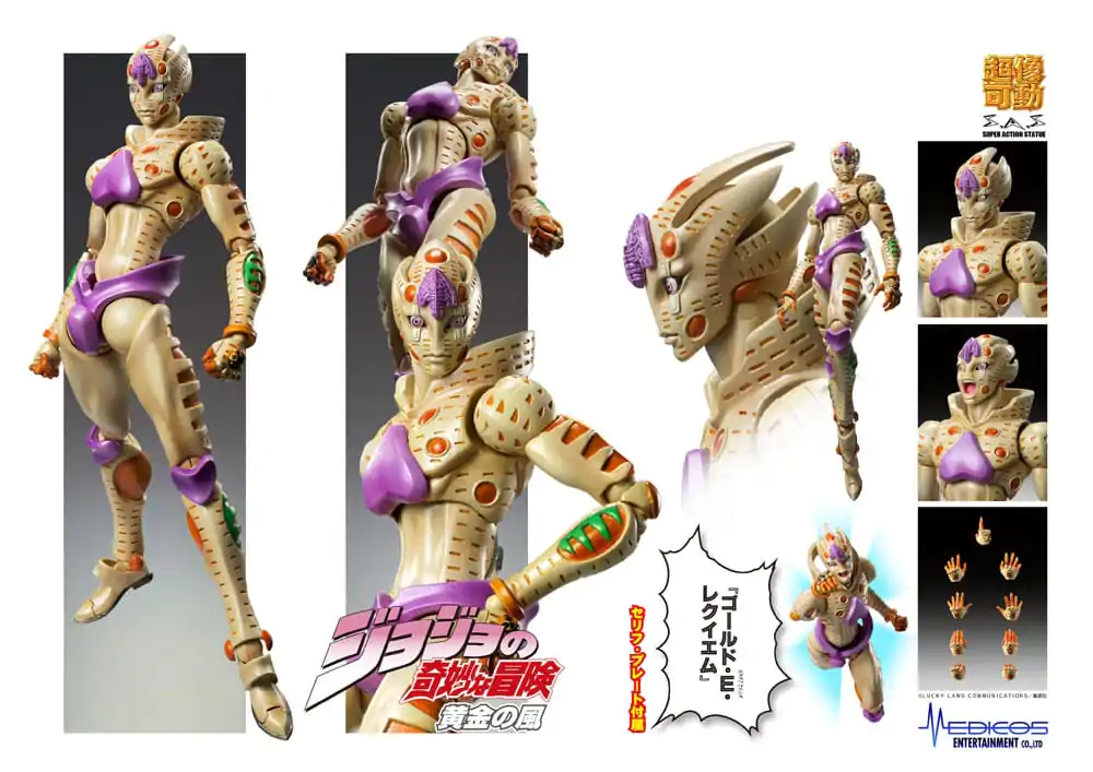 JoJo's Bizarre Adventure Part 5: Golden Wind Action Figure Chozokado G·E·R 16 cm produktová fotografia